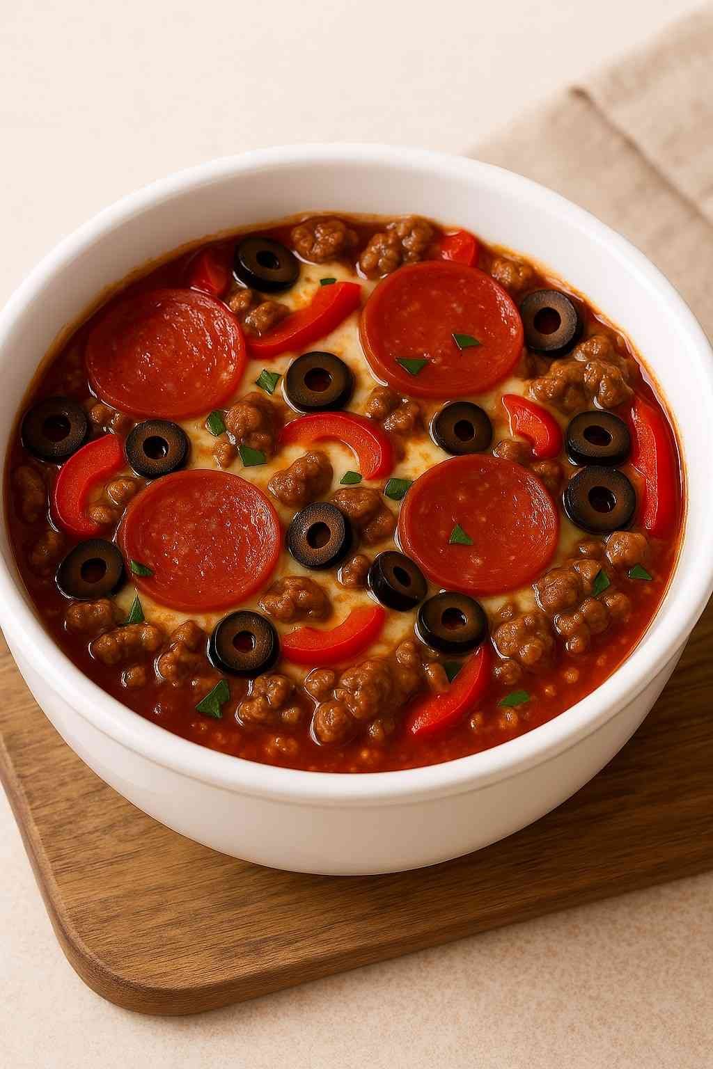 Pizza Bowl Recipe - Pizza